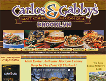 Tablet Screenshot of carlosandgabbysbrooklyn.com